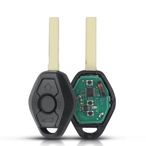 BMW 3 Button Remote Head Key 2000-2008 2-Track CAS2 System For FCC: LX8 FZV